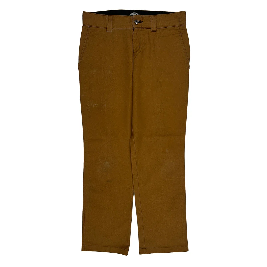 Dickies Chinos - 30W 30L Brown Polyester Blend - Image 2