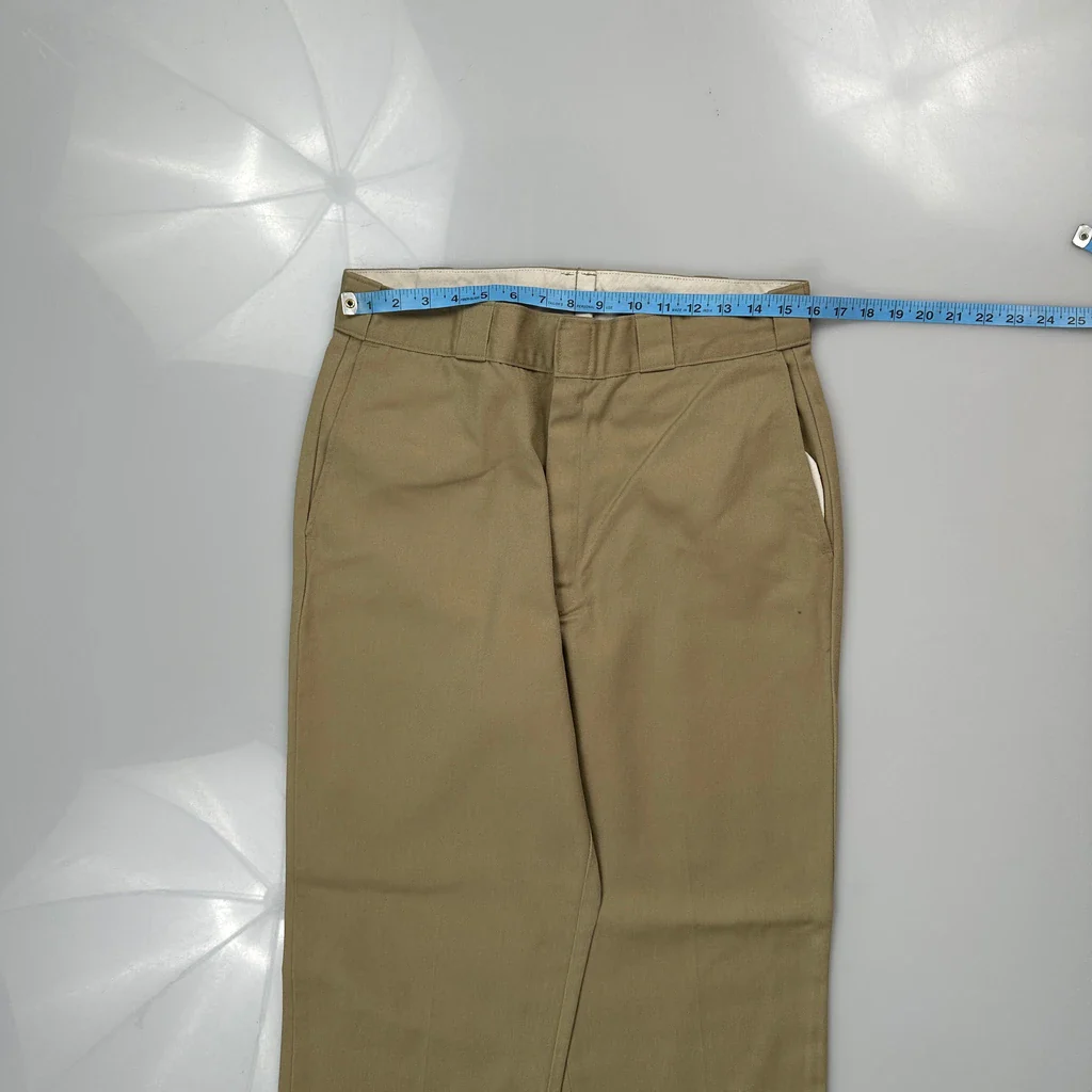 Dickies Chinos - 32W 32L Khaki Cotton Blend - Image 3