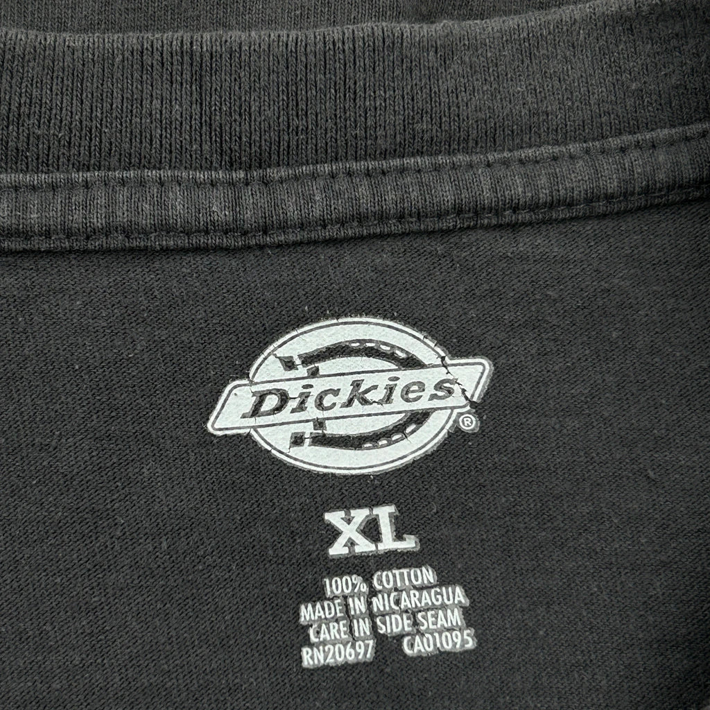 Dickies Collarless Shirt - XL Black Cotton - Image 3