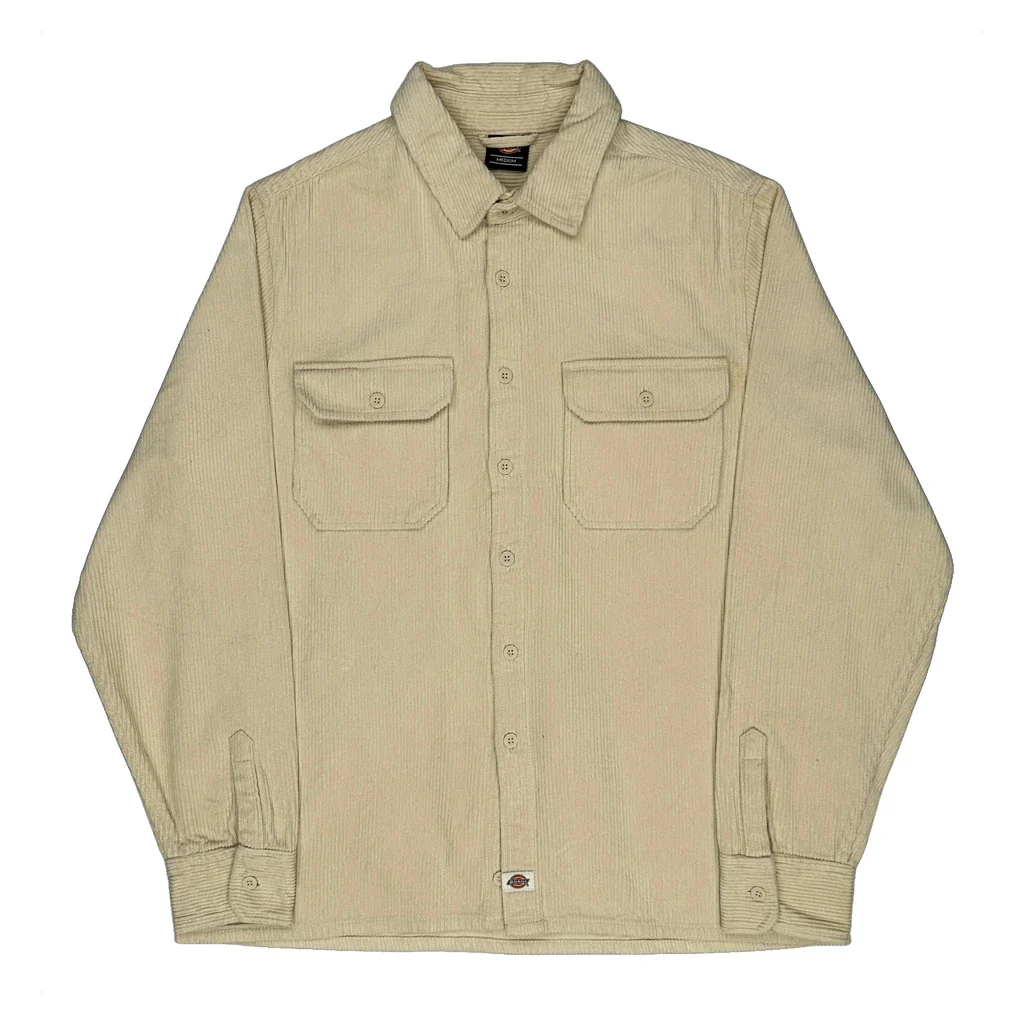Dickies Cord Shirt - Medium Beige Corduroy