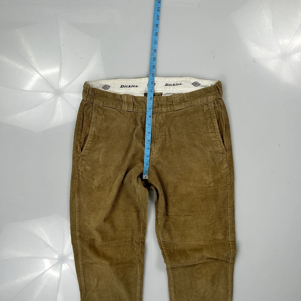 Dickies Cord Trousers - 34″ Waist Brown Corduroy - Image 4