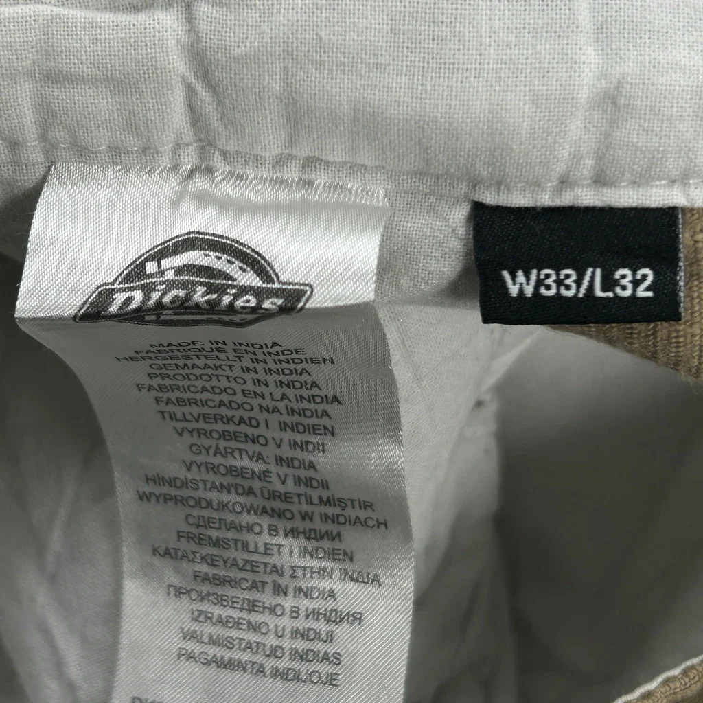 Dickies Cord Trousers - 34″ Waist Brown Corduroy - Image 6