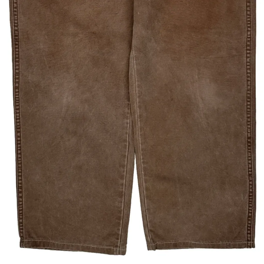 Dickies Cord Trousers - 38″ Waist Brown Cotton - Image 10