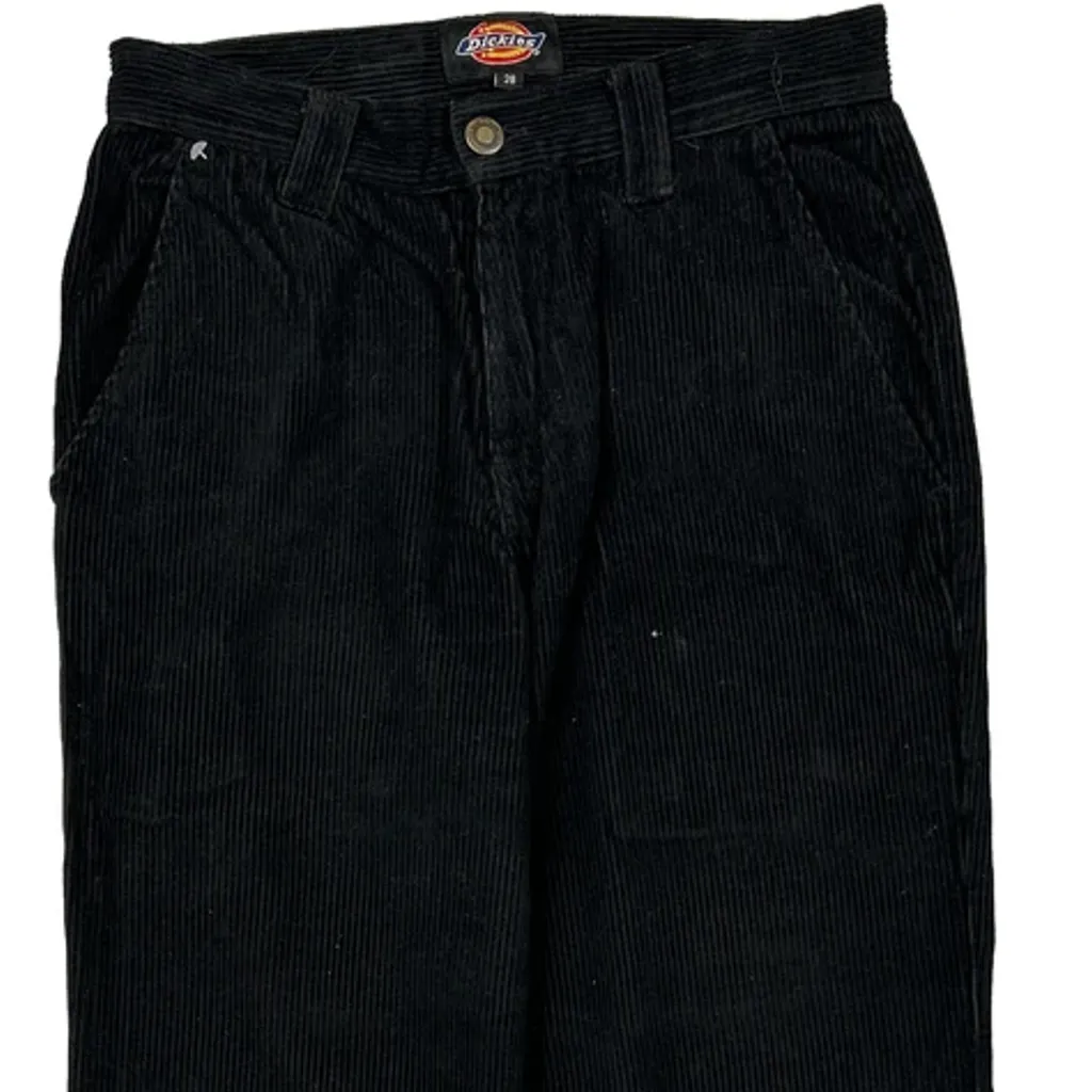 Dickies Cord Trousers - 28″ Waist Black Corduroy - Image 10