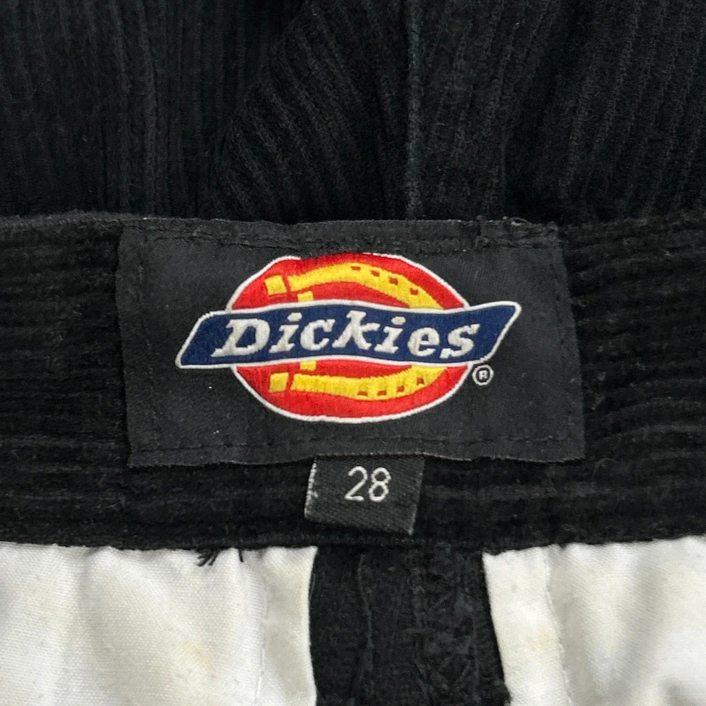 Dickies Cord Trousers - 28″ Waist Black Corduroy - Image 6