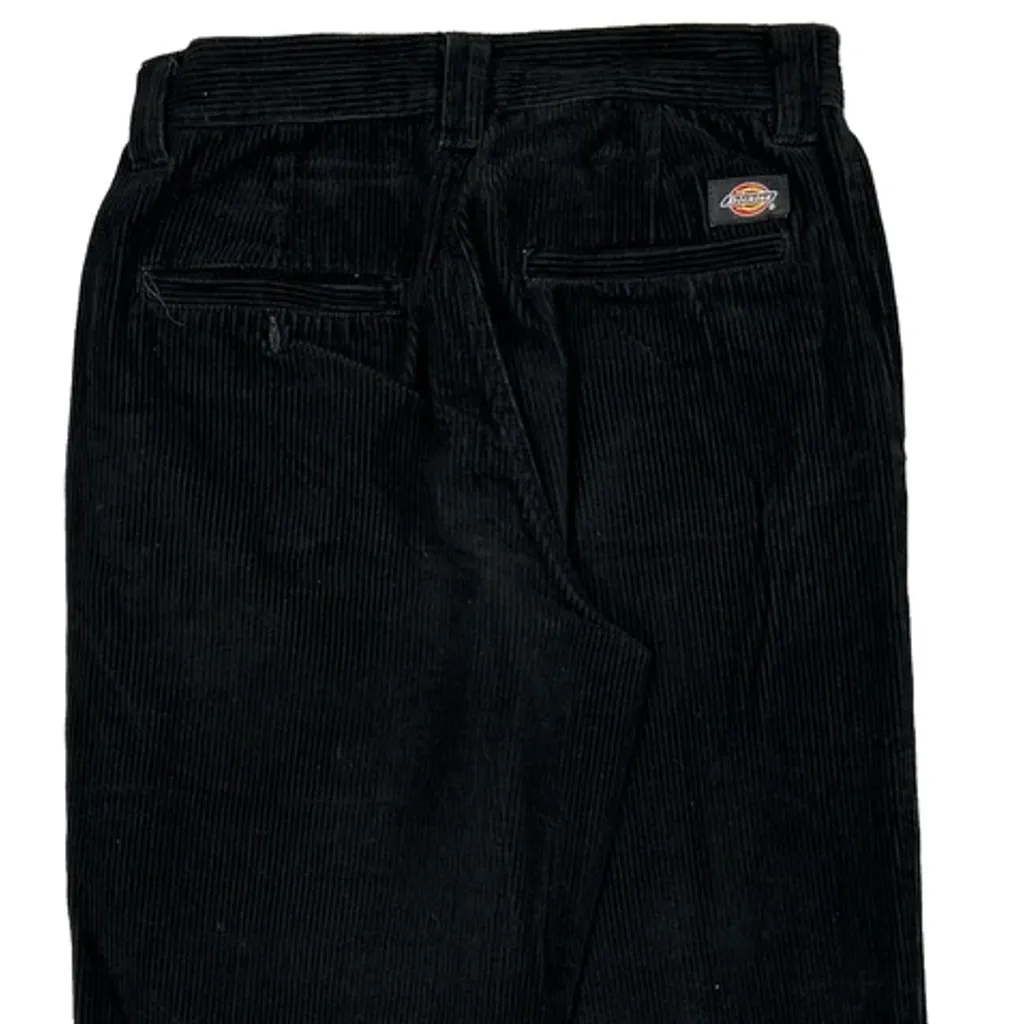 Dickies Cord Trousers - 28″ Waist Black Corduroy - Image 7