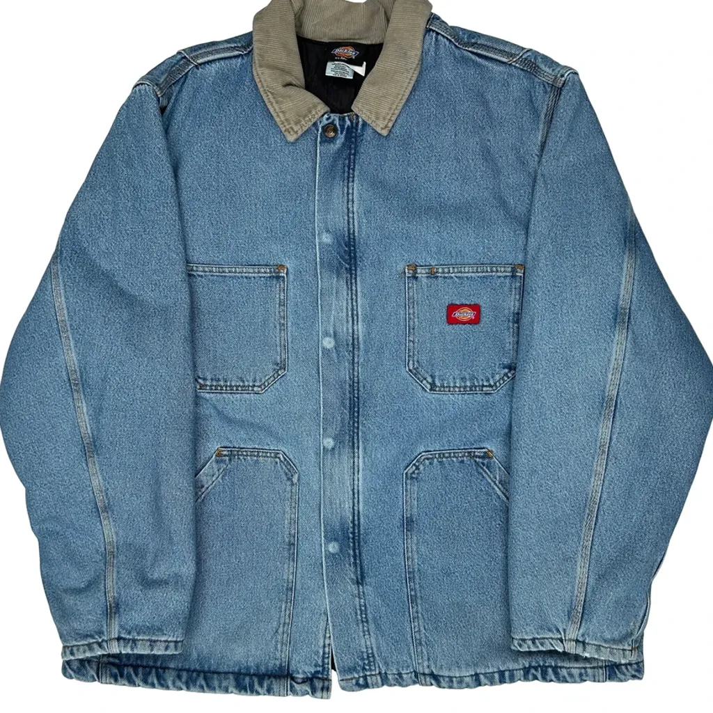Dickies Denim Jacket - XL Blue Cotton - Image 4