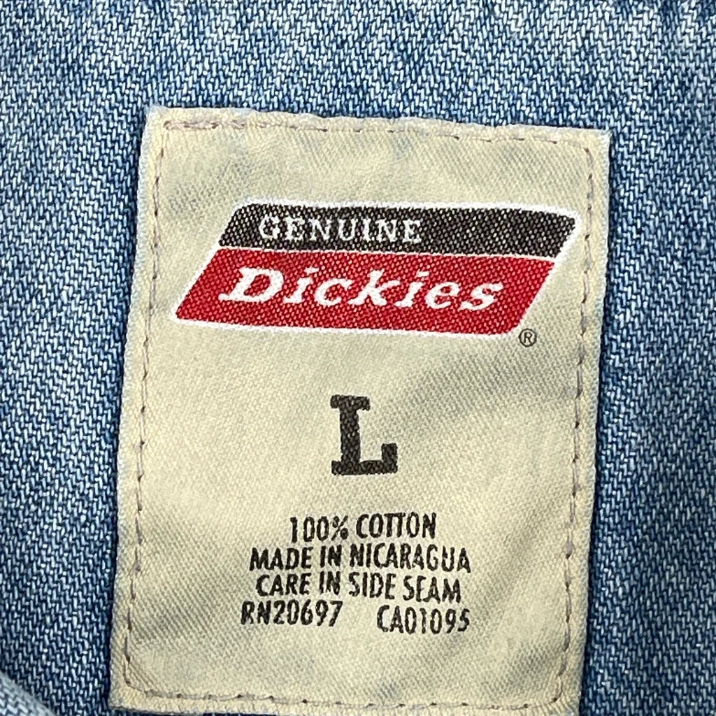 Dickies Denim Shirt - Large Blue Cotton - Image 3