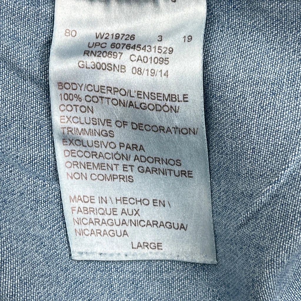 Dickies Denim Shirt - Large Blue Cotton - Image 4