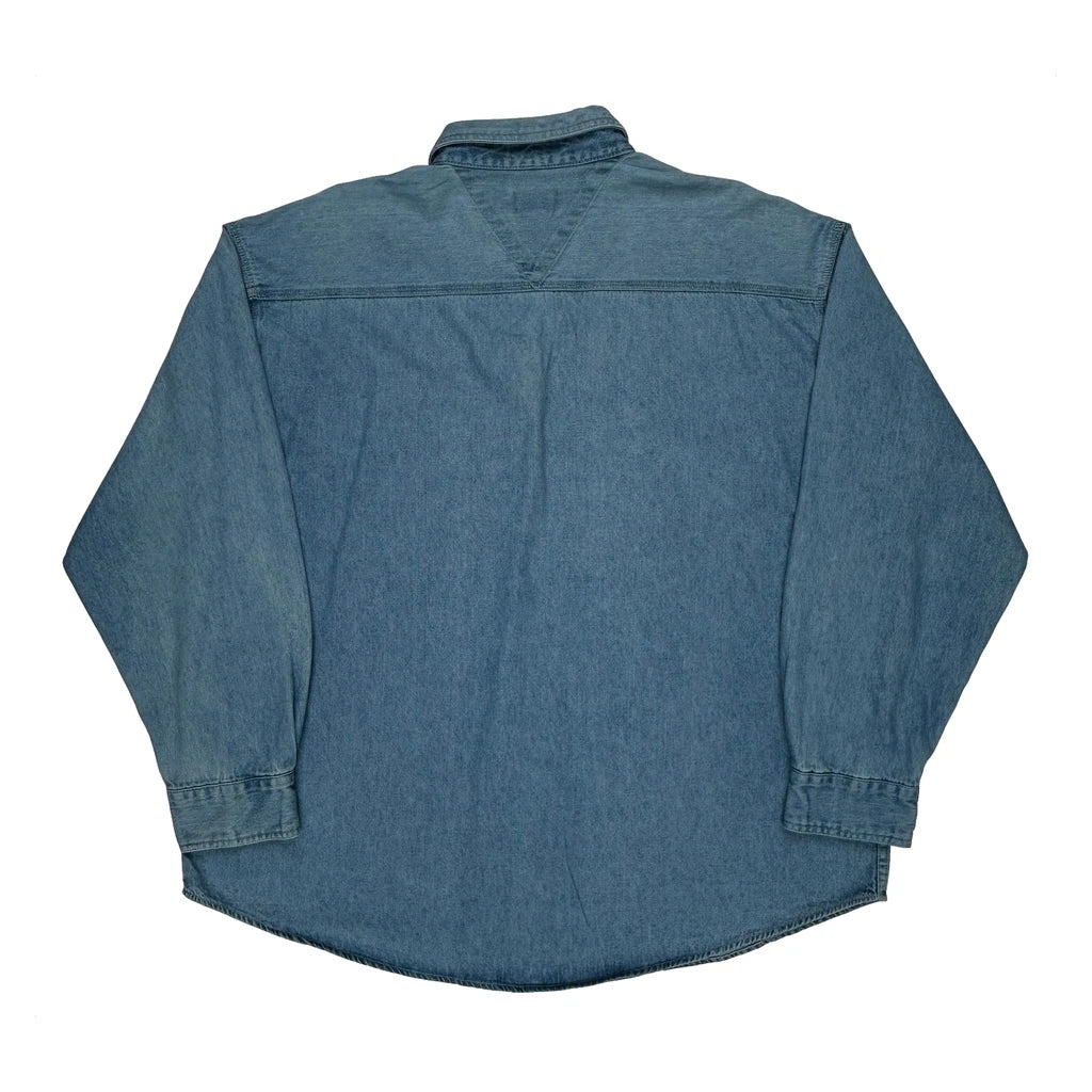 Dickies Denim Shirt - XL Blue Cotton - Image 2