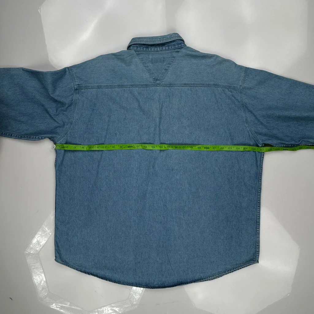Dickies Denim Shirt - XL Blue Cotton - Image 3
