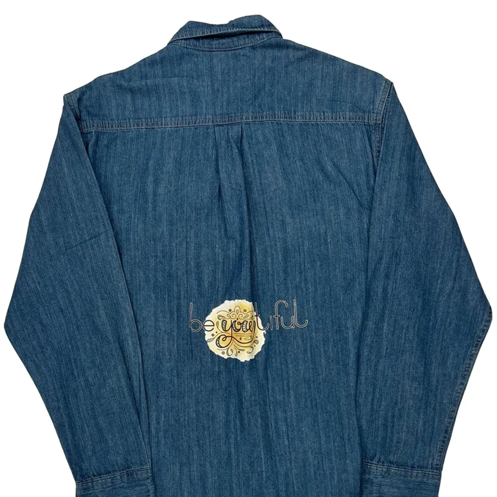 Dickies Denim Shirt - Large Blue Cotton - Image 8