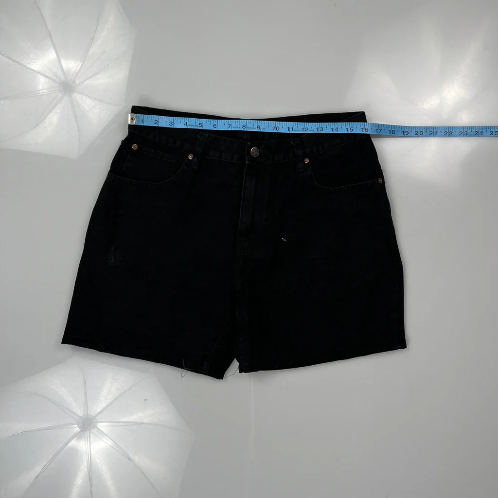 Dickies Denim Shorts - 32W 5L Black Denim - Image 3