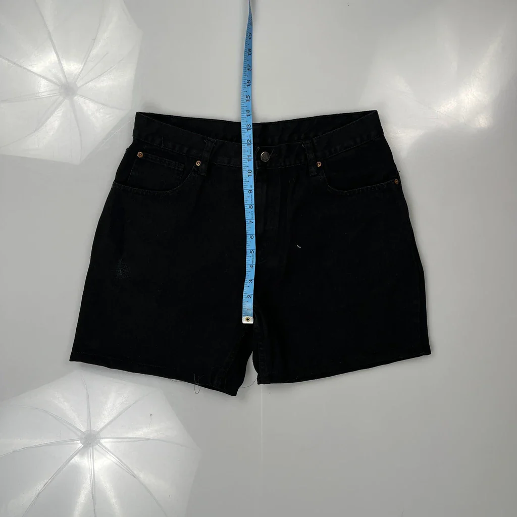 Dickies Denim Shorts - 32W 5L Black Denim - Image 4