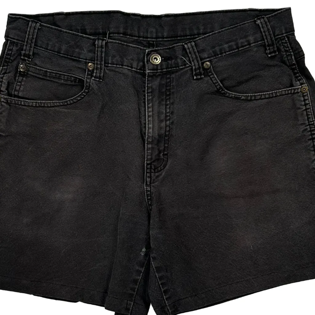 Dickies Denim Shorts - 32W 8L Black Cotton - Image 9