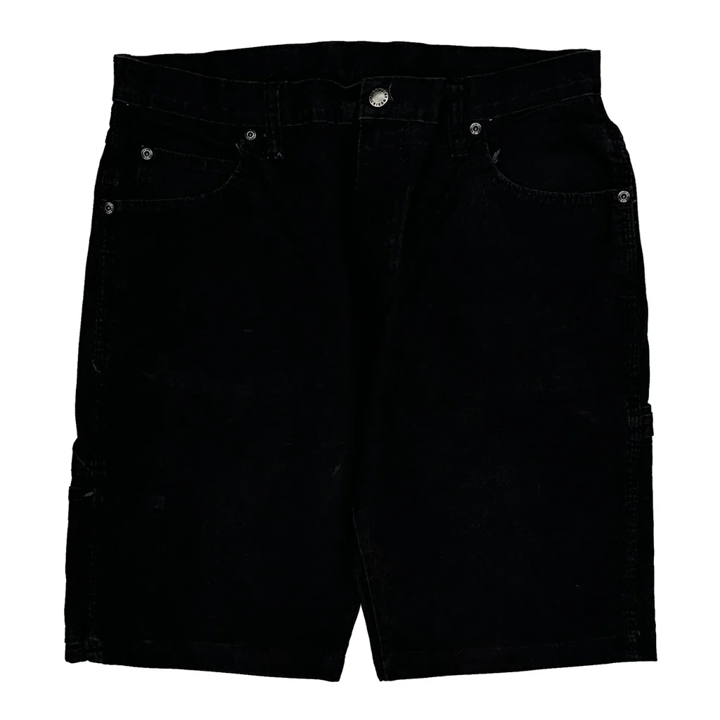 Dickies Denim Shorts - 32W 11L Black Cotton - Image 2