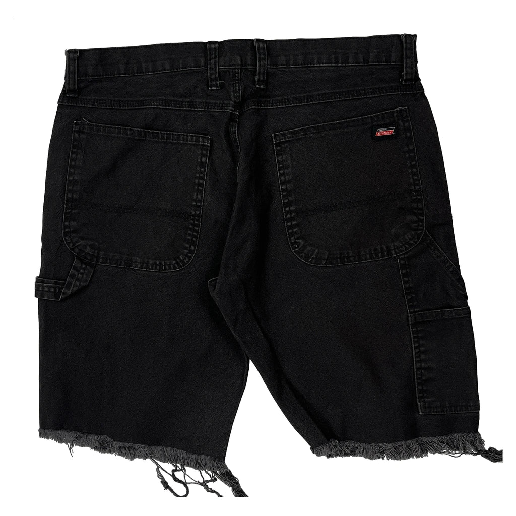 Dickies Denim Shorts - 34W 10L Black Cotton