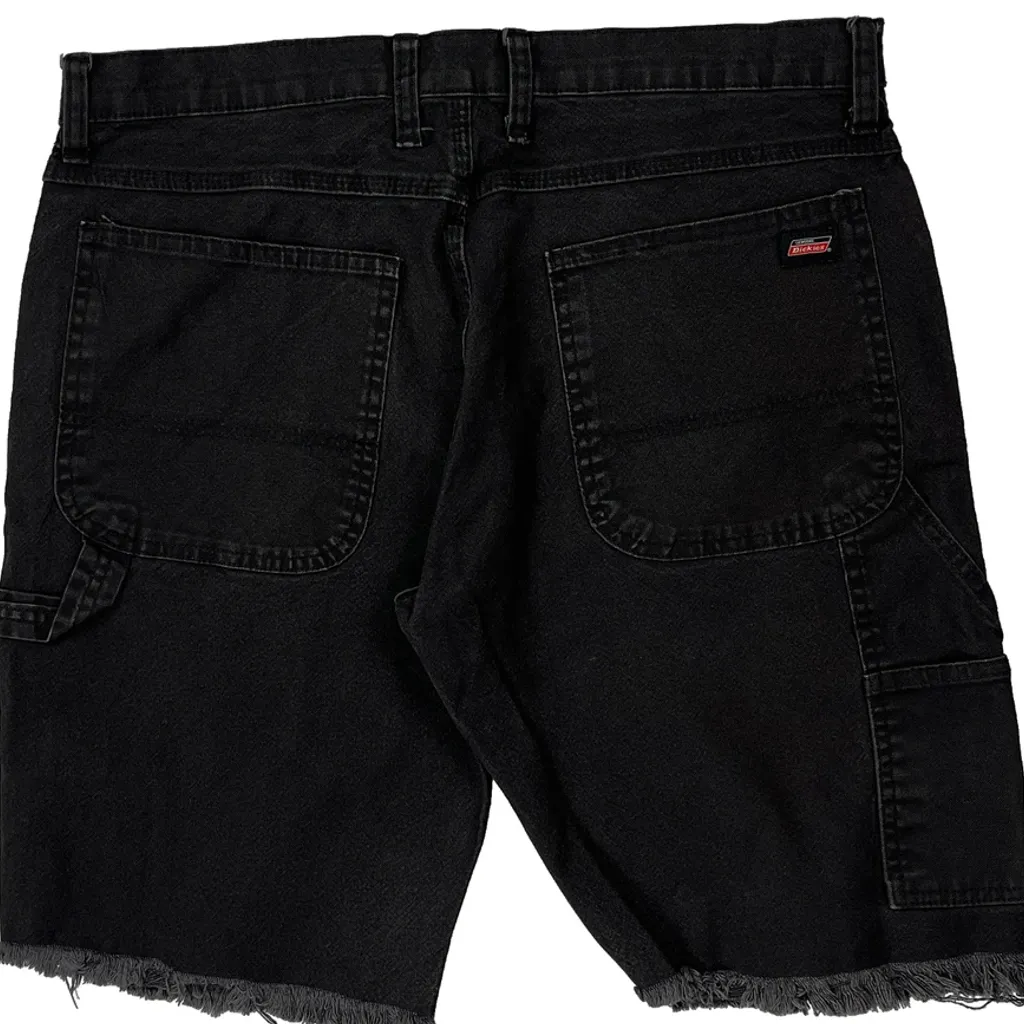 Dickies Denim Shorts - 34W 10L Black Cotton - Image 7
