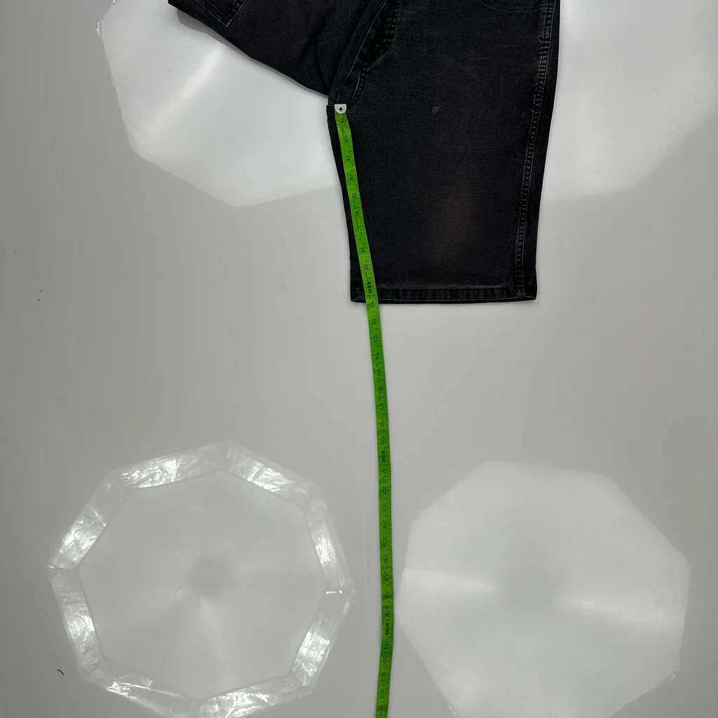 Dickies Denim Shorts - 36W 11L Black Cotton - Image 5