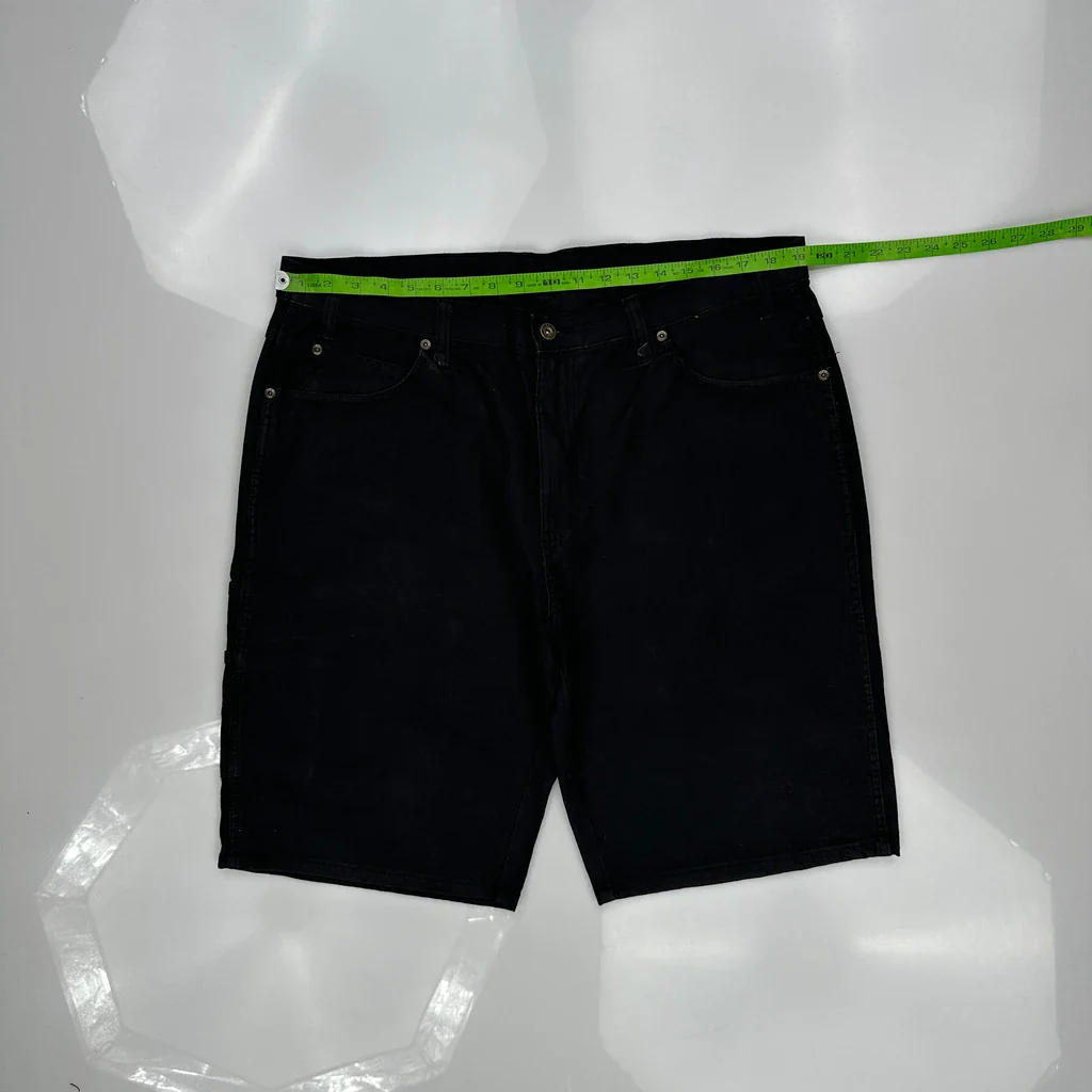 Dickies Denim Shorts - 38W 10L Black Cotton - Image 3