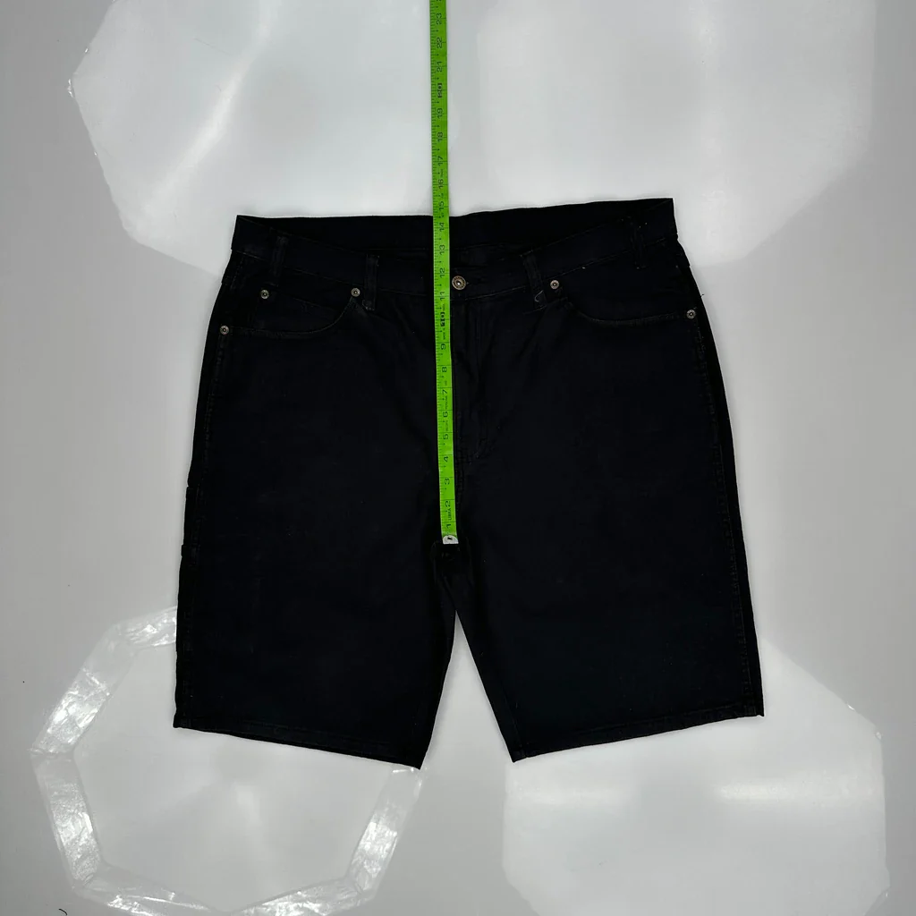Dickies Denim Shorts - 38W 10L Black Cotton - Image 4