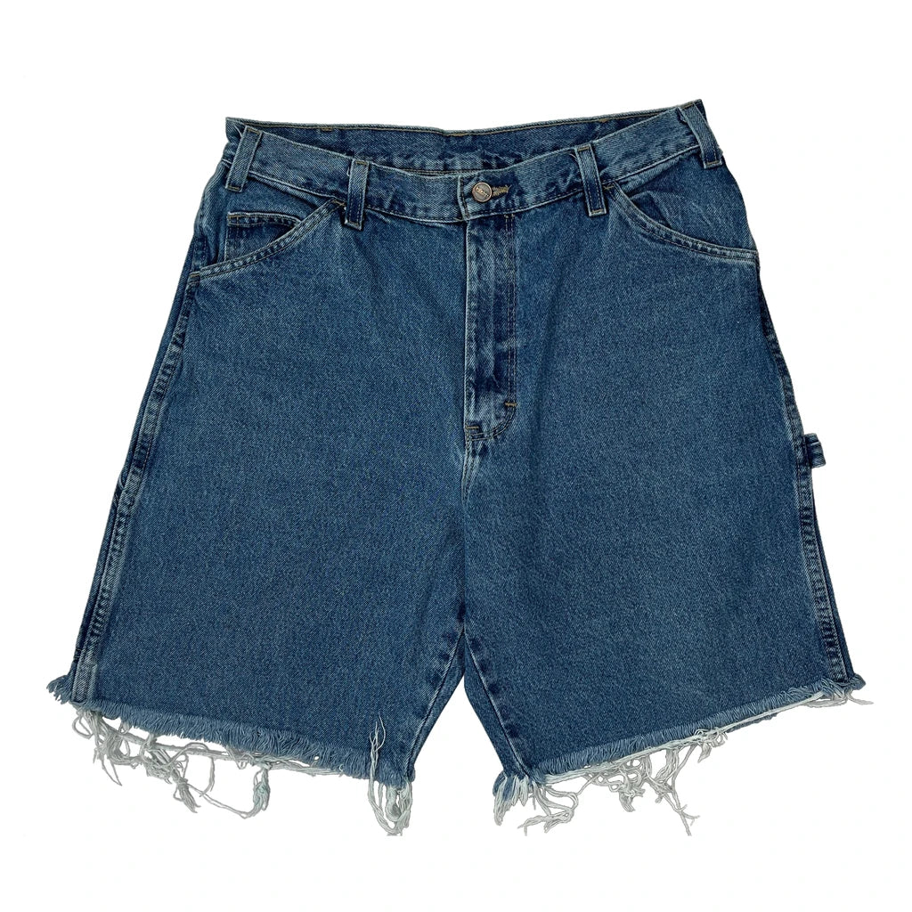 Dickies Denim Shorts - 30W 9L Blue Denim - Image 2