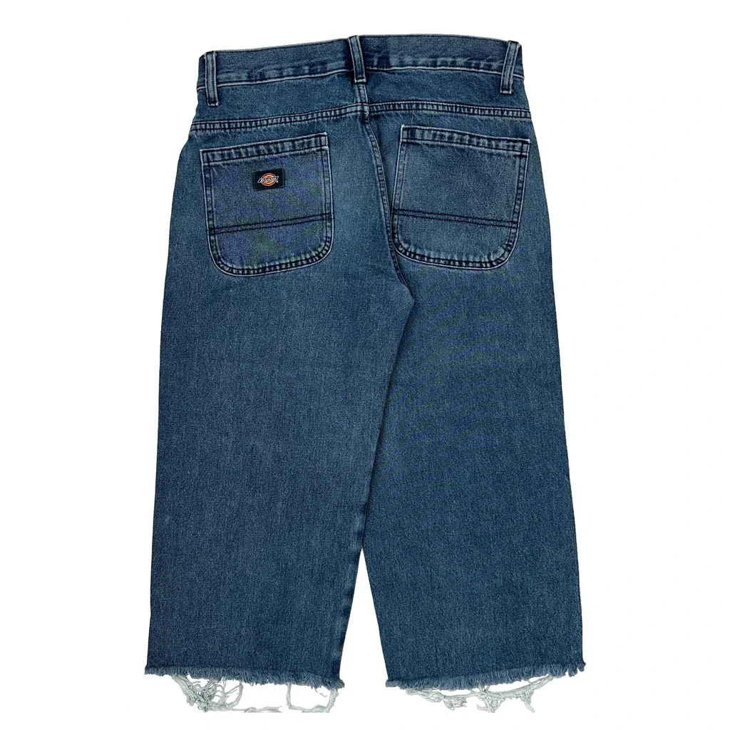 Dickies Denim Shorts - 31W 21L Blue Denim