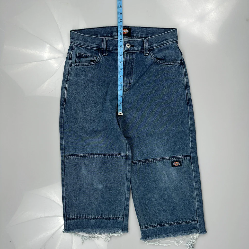 Dickies Denim Shorts - 31W 21L Blue Denim - Image 4