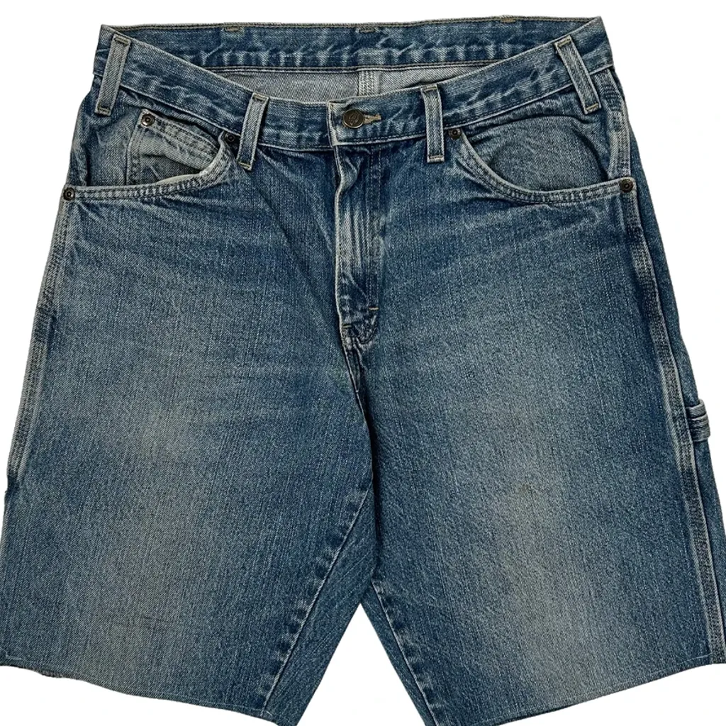 Dickies Denim Shorts - 31W 11L Blue Denim - Image 9