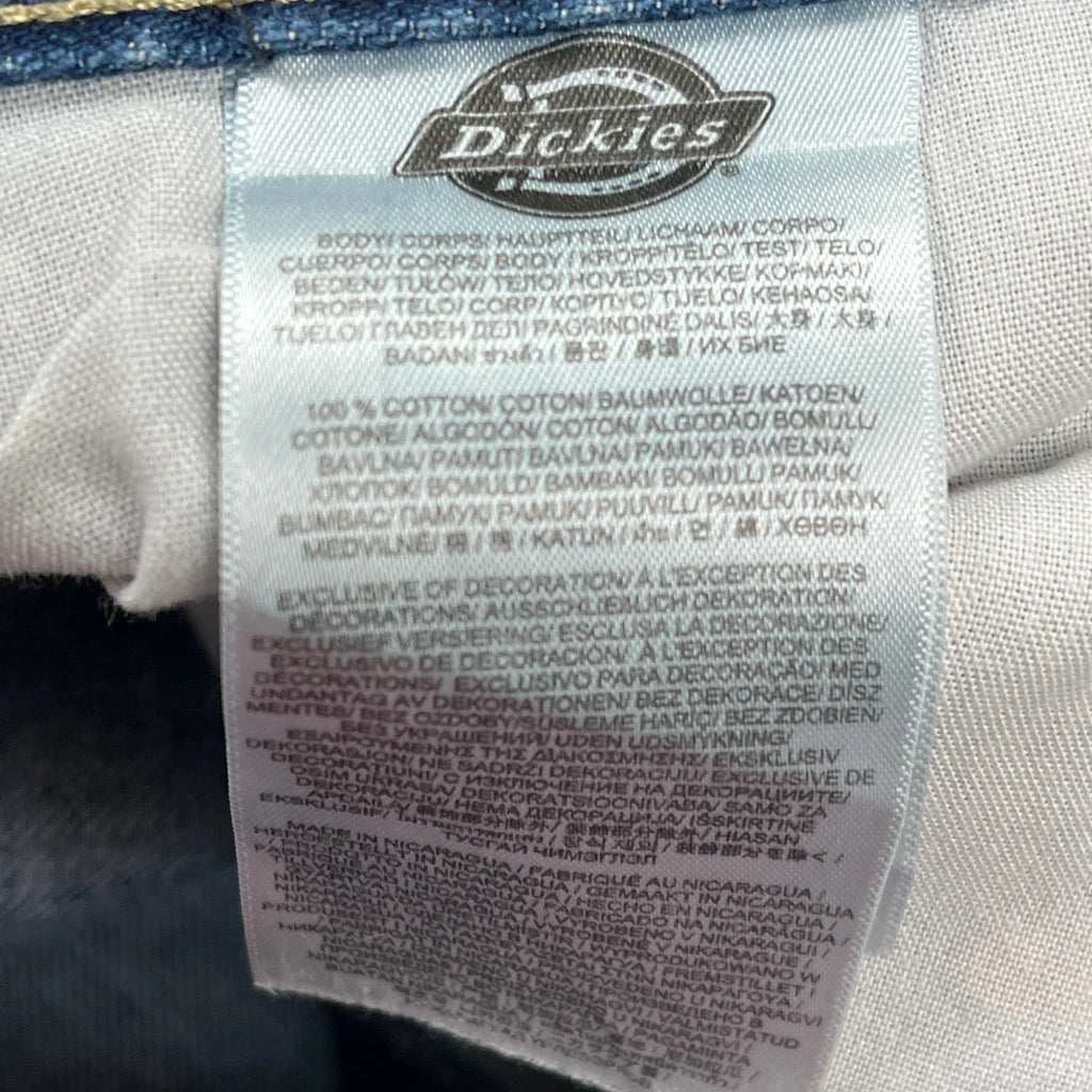Dickies Denim Shorts - 32W 10L Blue Cotton - Image 6