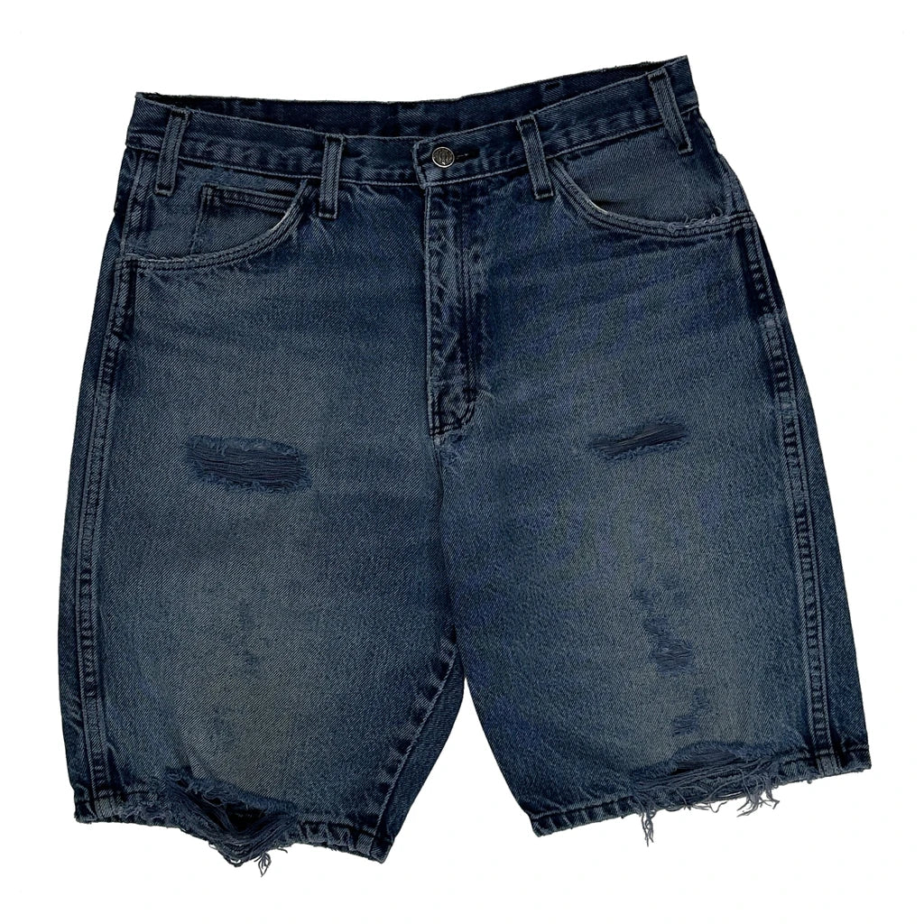 Dickies Denim Shorts - 32W 10L Blue Denim - Image 2