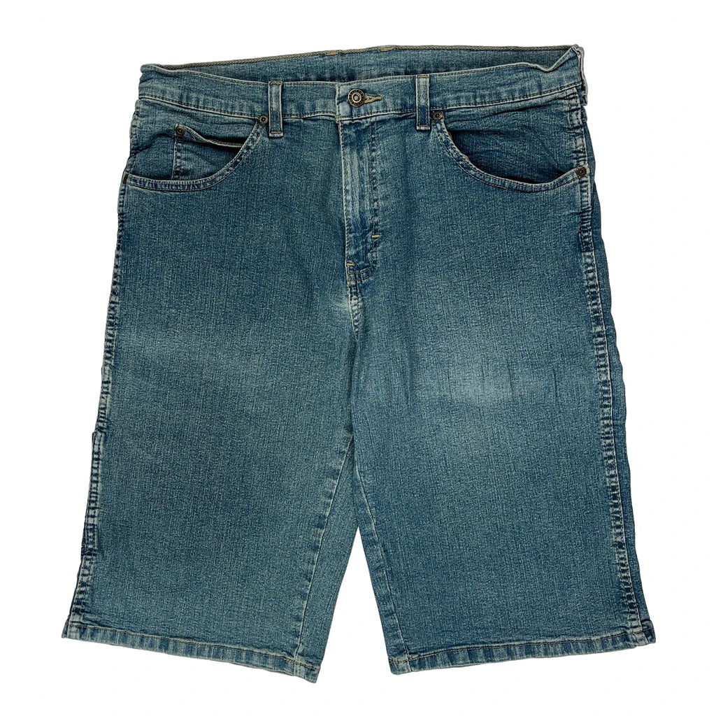 Dickies Denim Shorts - 32W 11L Blue Denim - Image 2