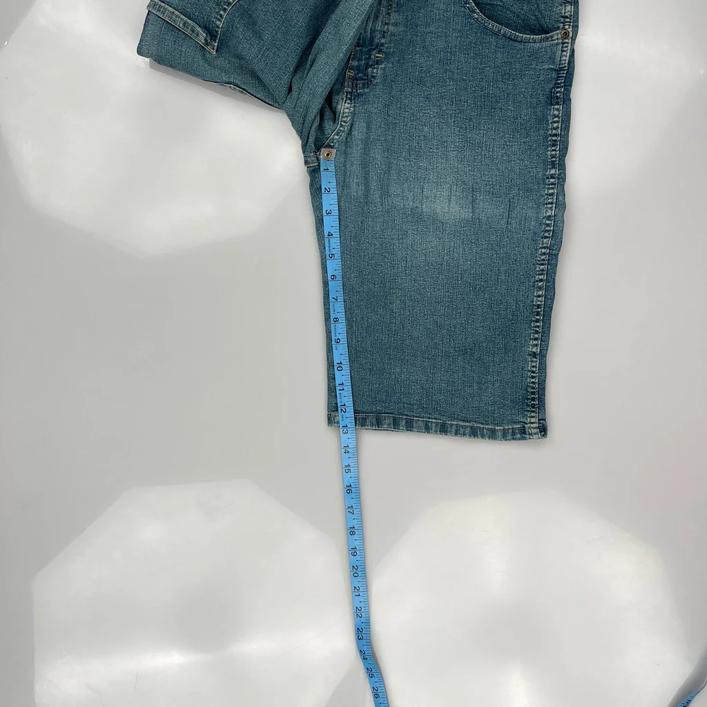Dickies Denim Shorts - 32W 11L Blue Denim - Image 5