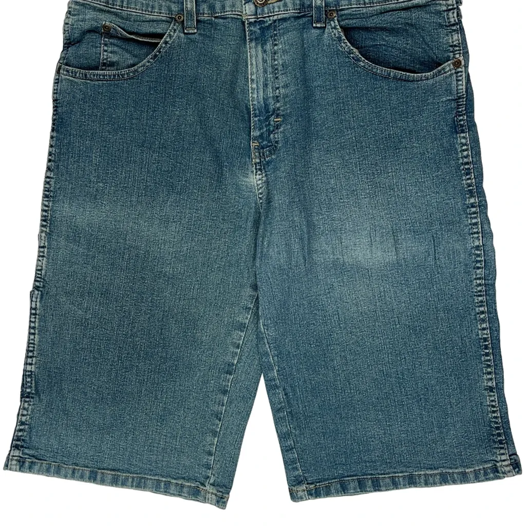 Dickies Denim Shorts - 32W 11L Blue Denim - Image 8