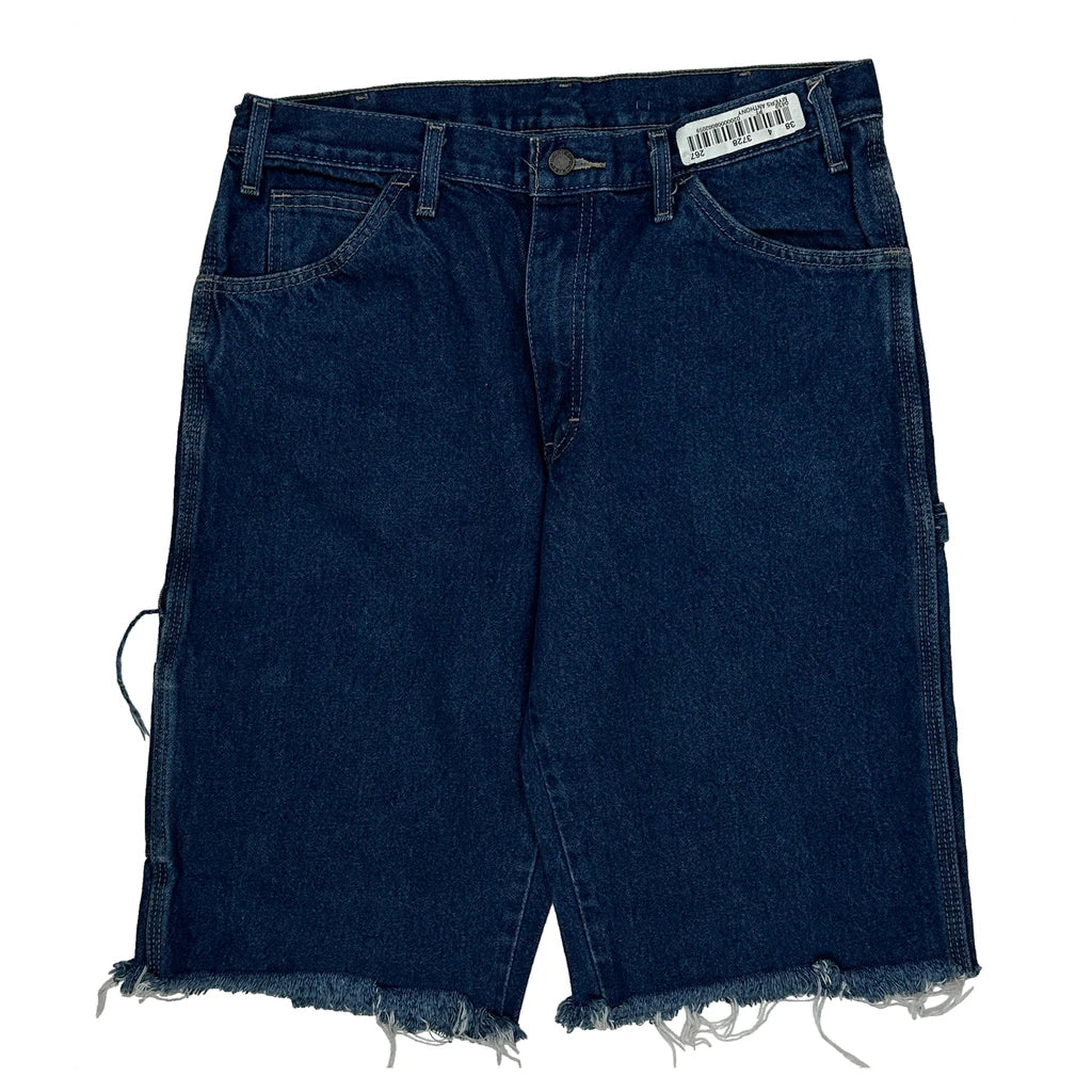 Dickies Denim Shorts - 32W 12L Blue Cotton
