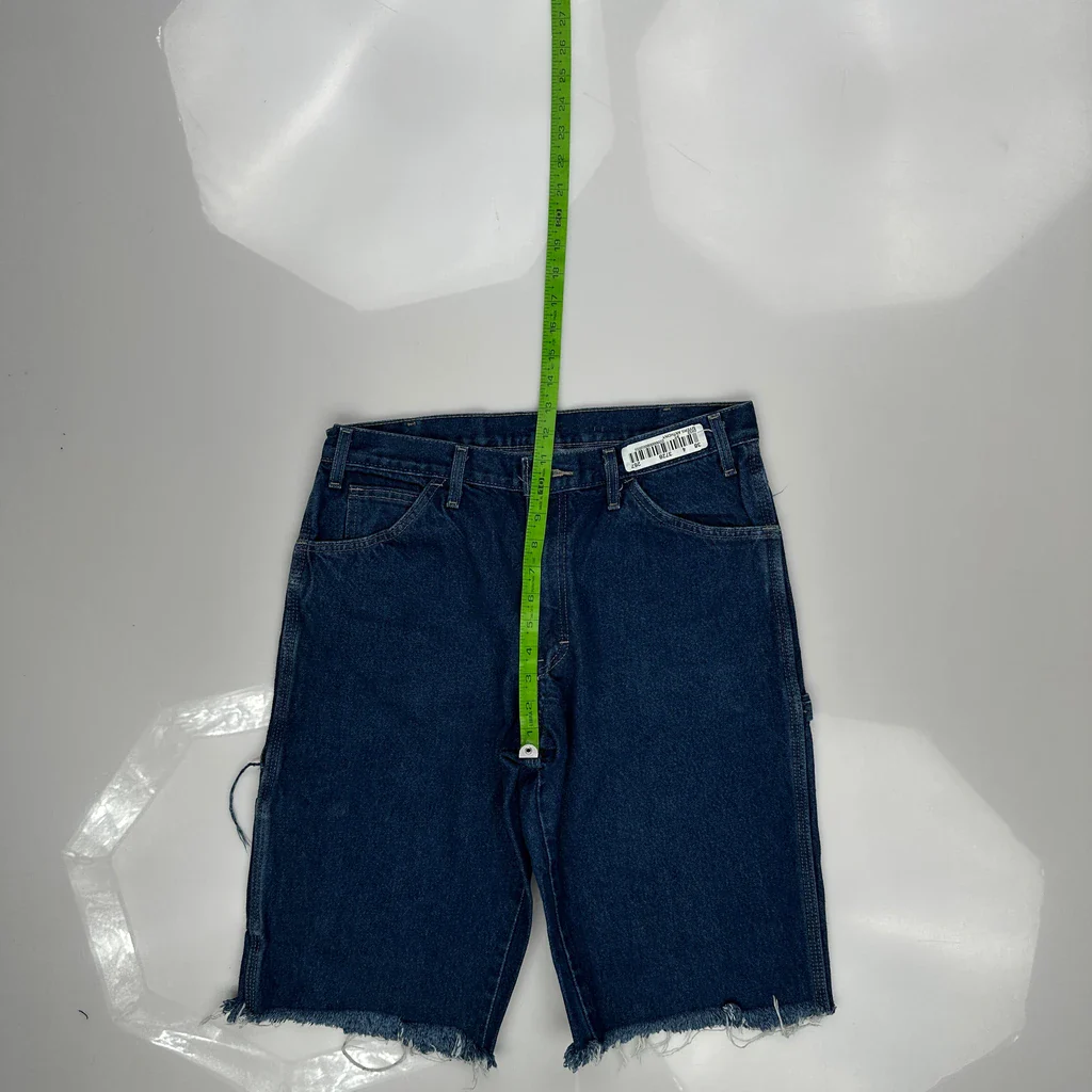 Dickies Denim Shorts - 32W 12L Blue Cotton - Image 3
