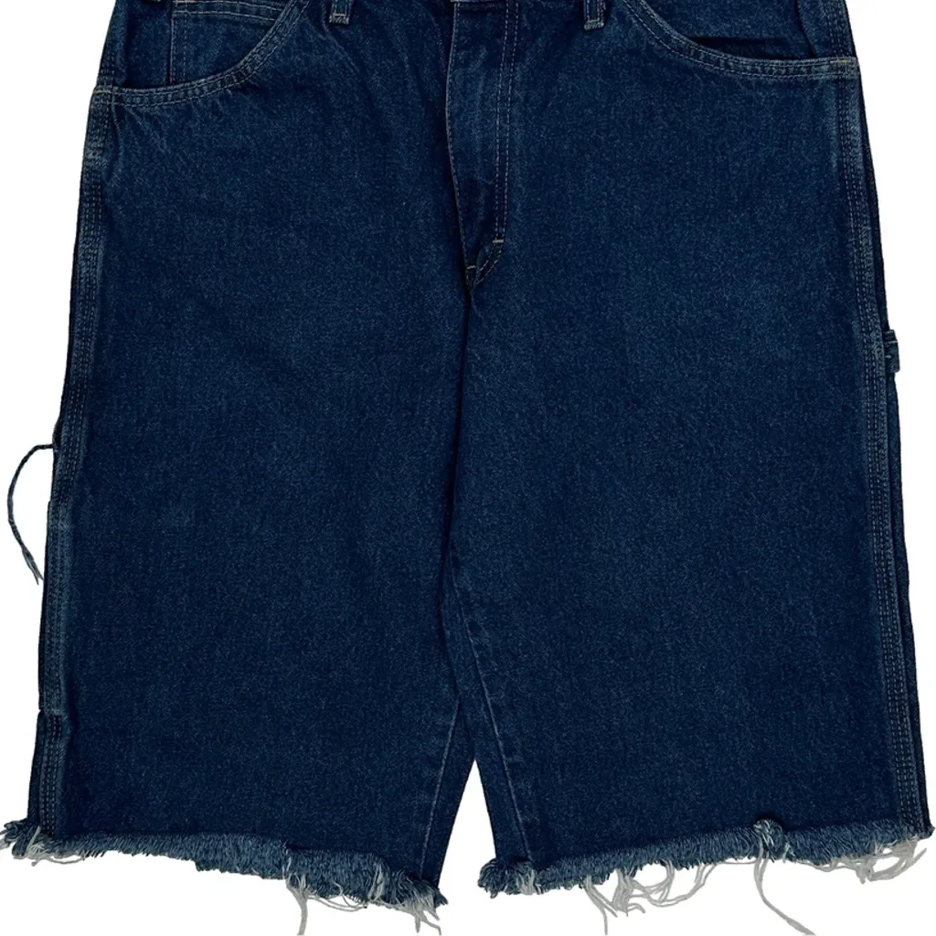 Dickies Denim Shorts - 32W 12L Blue Cotton - Image 6