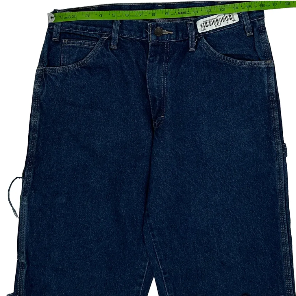 Dickies Denim Shorts - 32W 12L Blue Cotton - Image 8