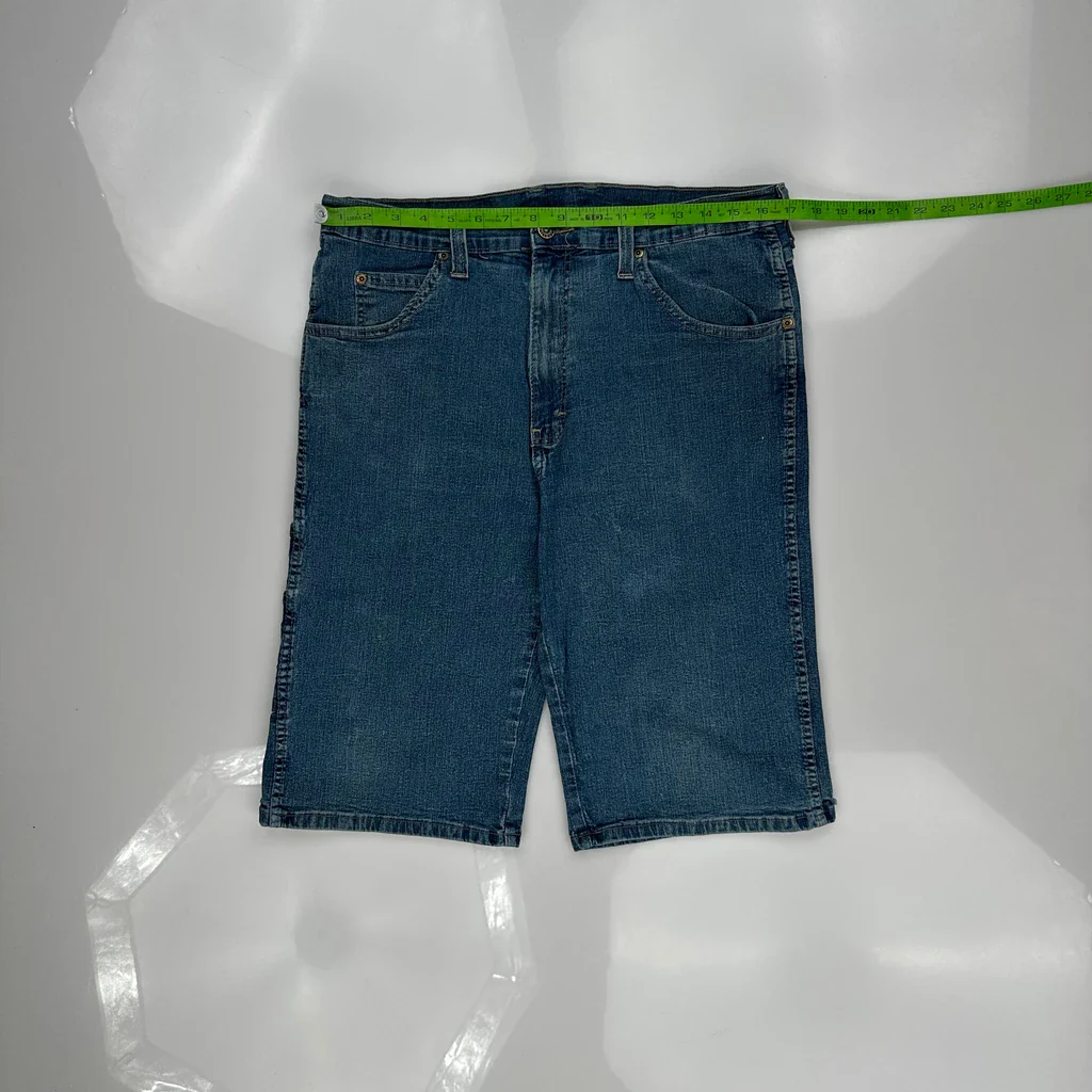 Dickies Denim Shorts - 33W 11L Blue Denim - Image 3