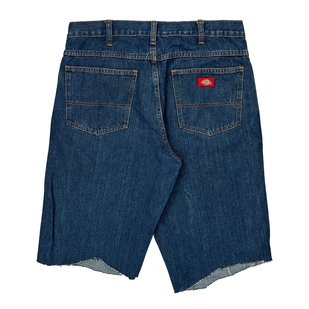 Dickies Denim Shorts - 34W 11L Blue Denim