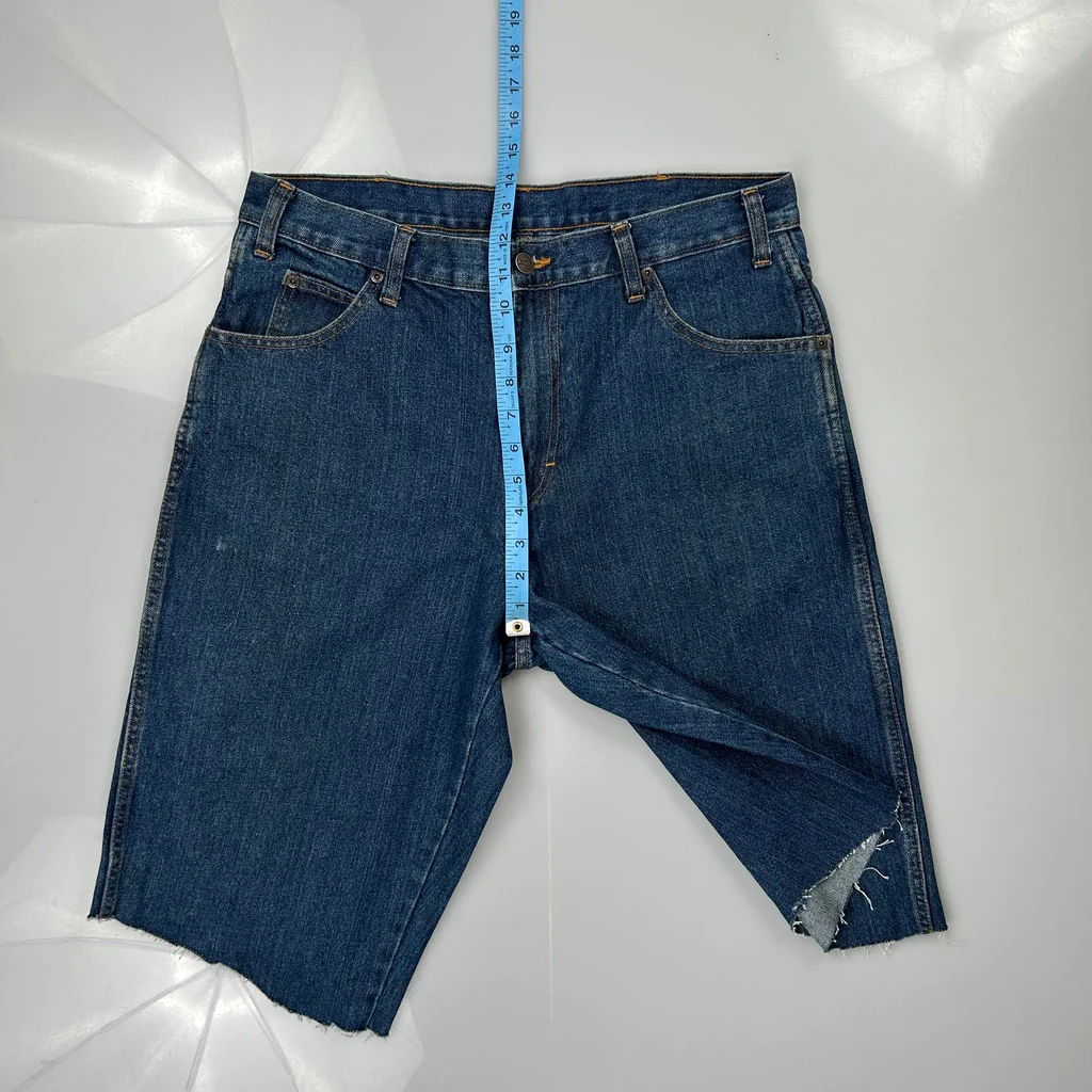 Dickies Denim Shorts - 34W 11L Blue Denim - Image 5