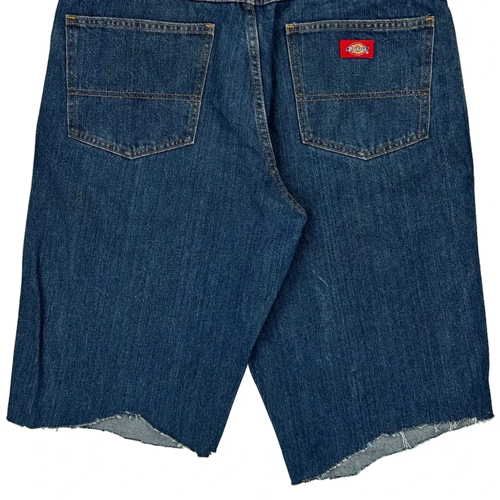 Dickies Denim Shorts - 34W 11L Blue Denim - Image 7