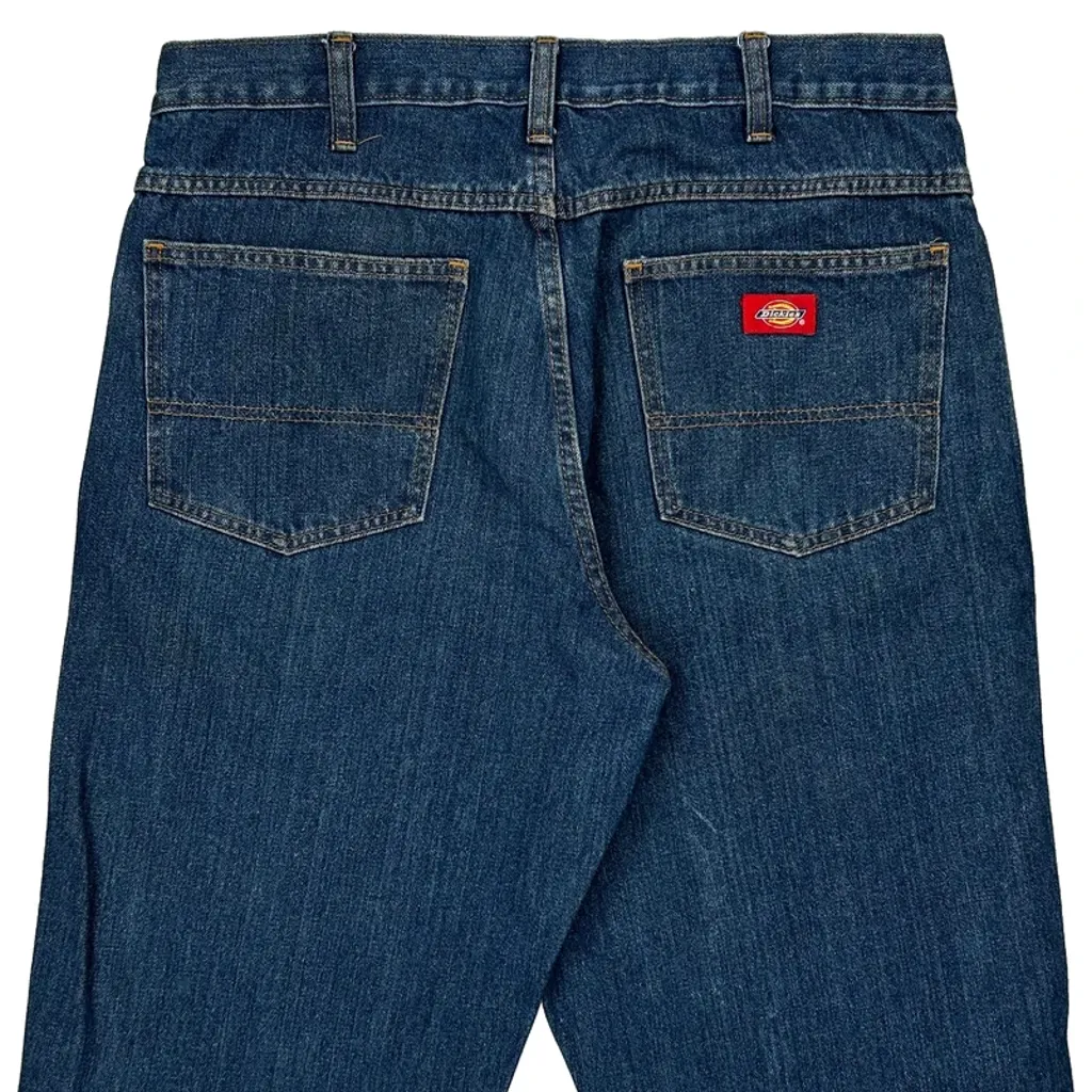 Dickies Denim Shorts - 34W 11L Blue Denim - Image 8