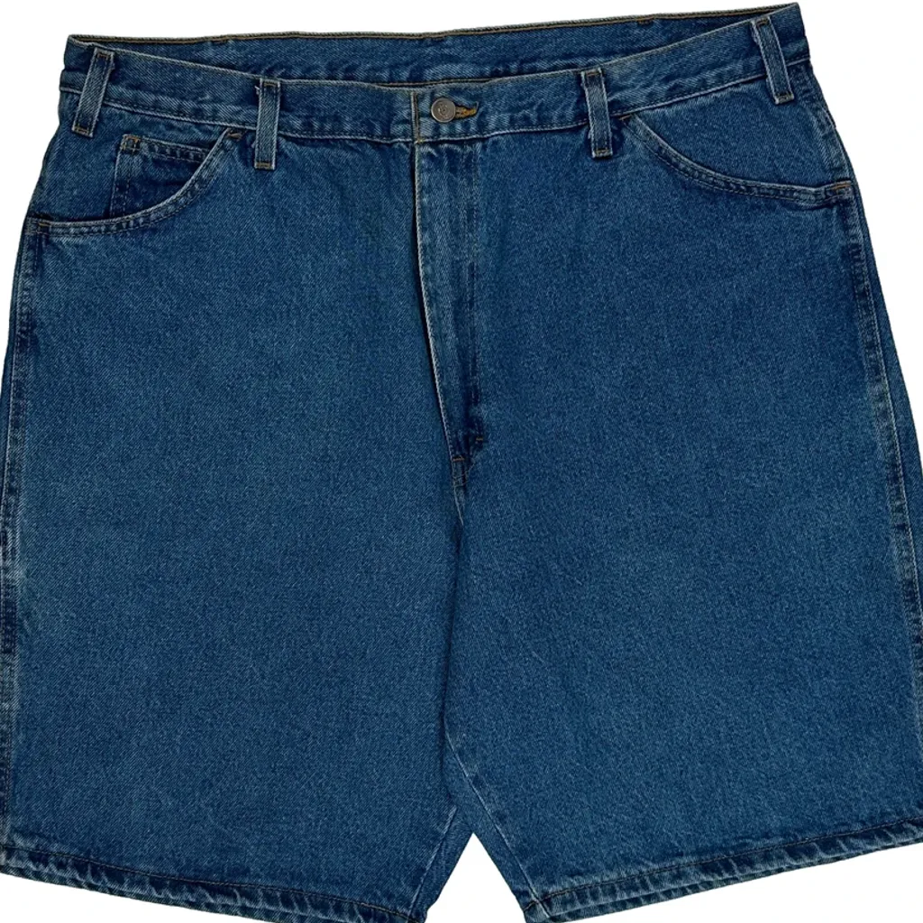 Dickies Denim Shorts - 38W 10L Blue Cotton - Image 10