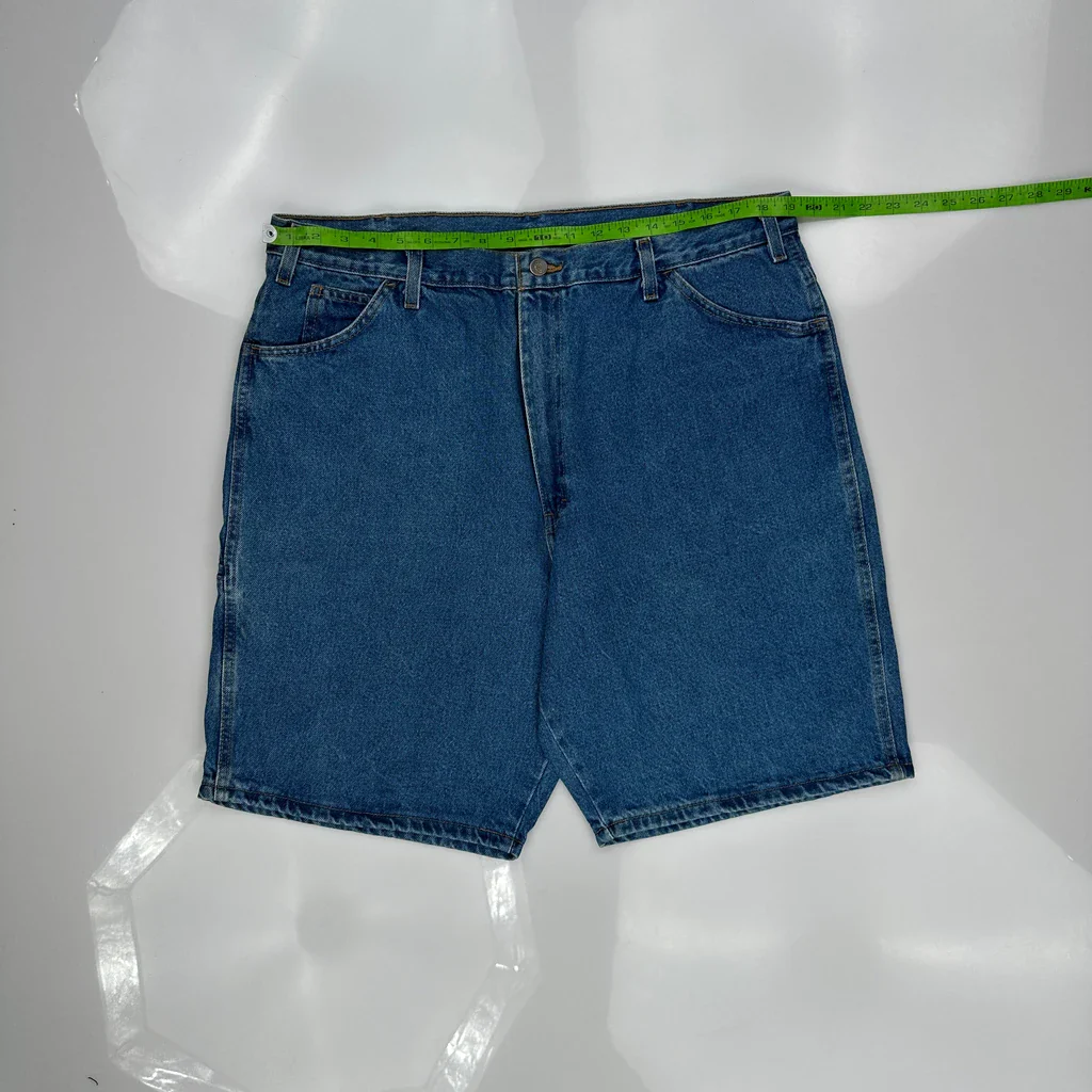 Dickies Denim Shorts - 38W 10L Blue Cotton - Image 3