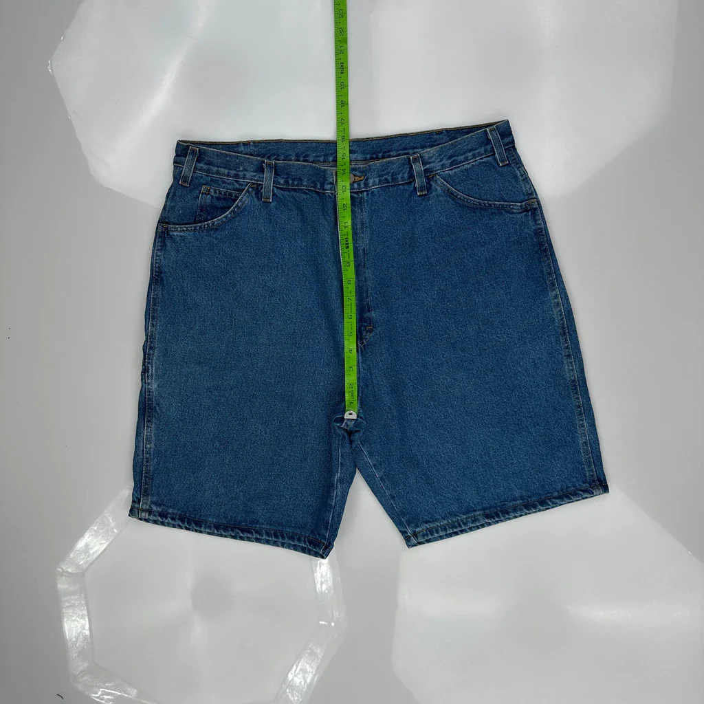 Dickies Denim Shorts - 38W 10L Blue Cotton - Image 4