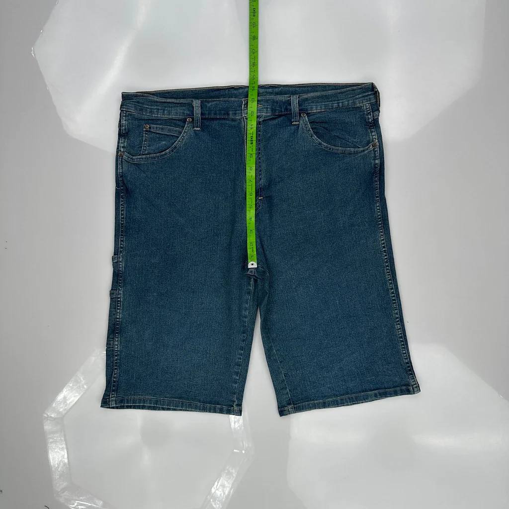 Dickies Denim Shorts - 38W 11L Blue Cotton - Image 4