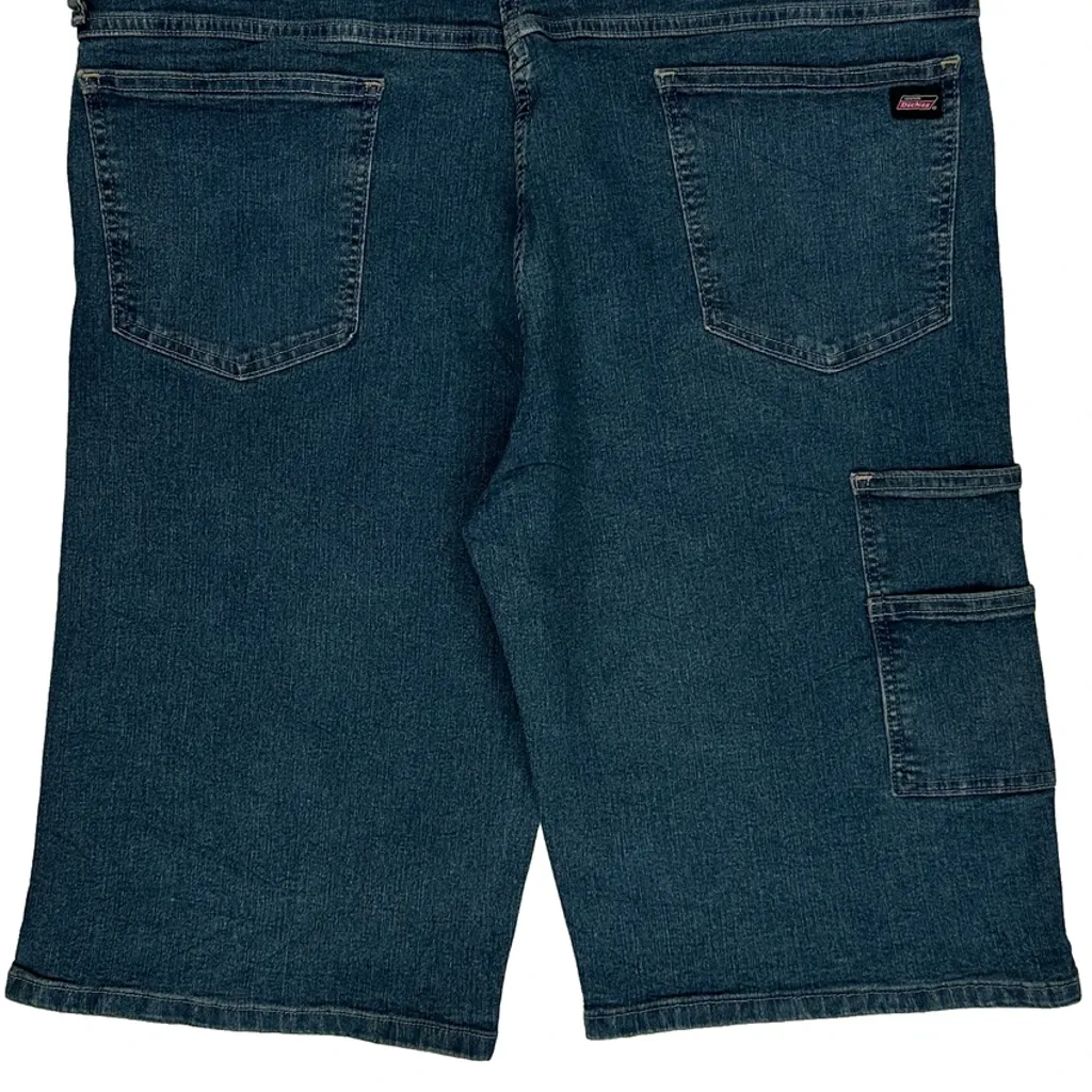 Dickies Denim Shorts - 38W 11L Blue Cotton - Image 7