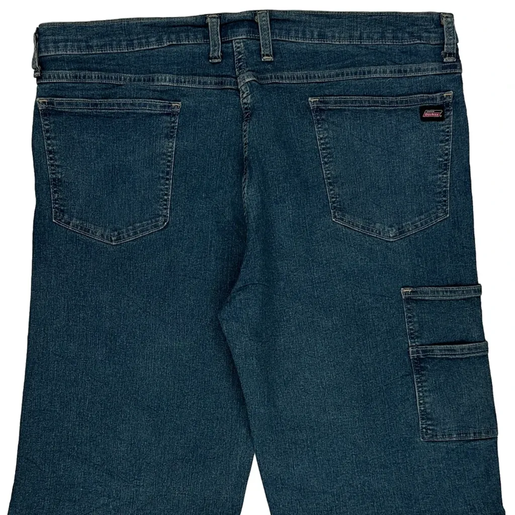 Dickies Denim Shorts - 38W 11L Blue Cotton - Image 8