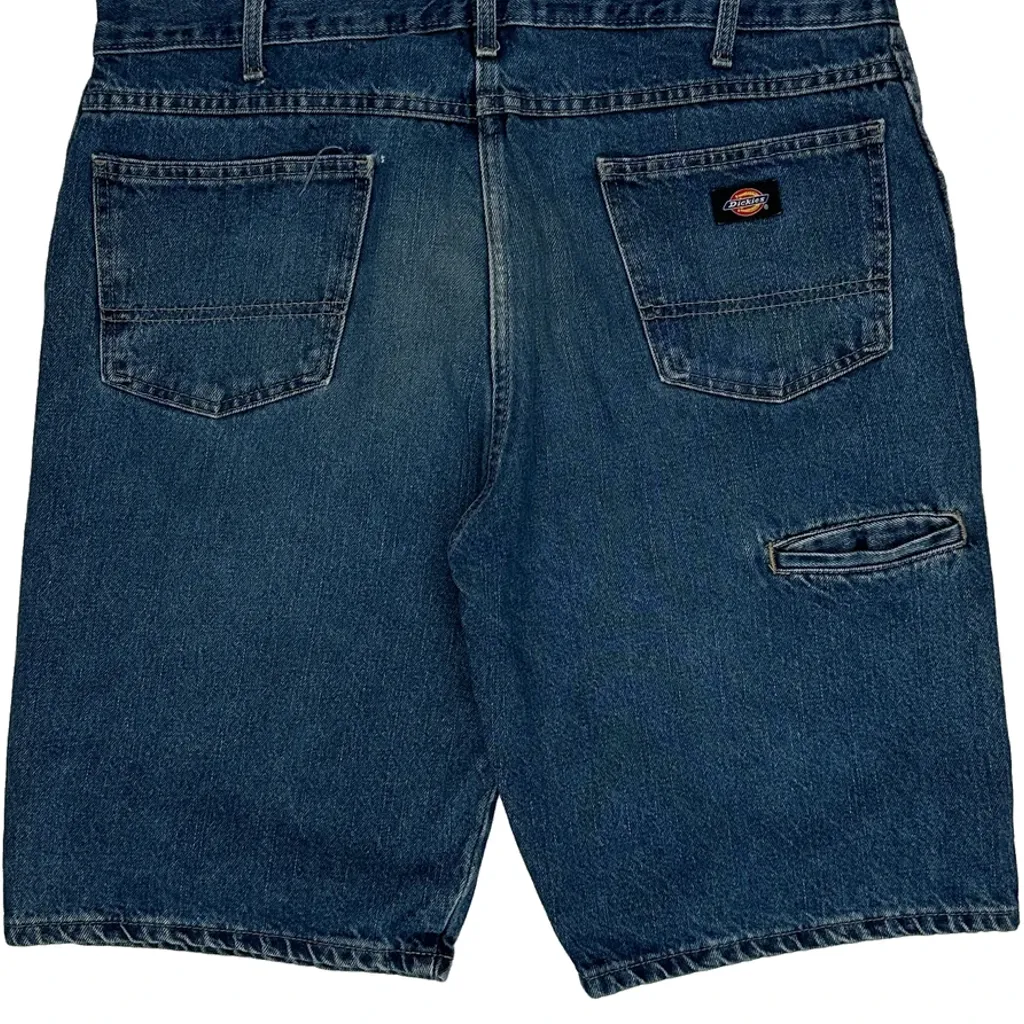 Dickies Denim Shorts - 38W 10L Blue Cotton - Image 7
